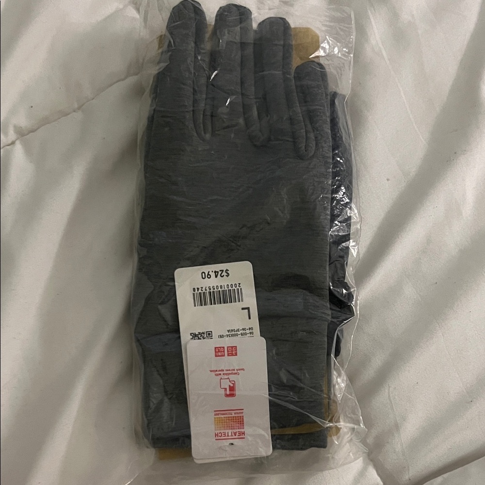 Uniqlo Never Used Gray Gloves